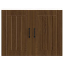 Küchen-Hängeschrank Lucca Braun Eichen-Optik Holzwerkstoff Braune Eiche