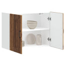 Küchen-Hängeschrank Lucca -Optik Holzwerkstoff Altholz