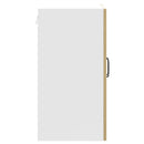 Küchen-Hängeschrank Mit Glastür Artisan-Eiche Holzwerkstoff Eiche Handwerklich