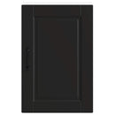Küchen-Hängeschrank Porto Holzwerkstoff Schwarz