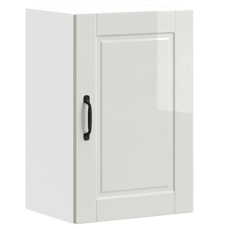 Küchen-Hängeschrank Porto Holzwerkstoff Hochglanz-Weiß