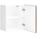 Küchen-Hängeschränke 2 Stk. Braun Eichen-Optik Holzwerkstoff Braune Eiche