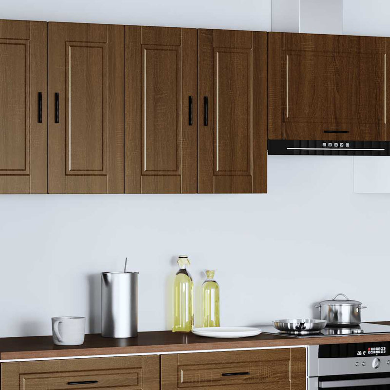 Küchen-Hängeschrank Porto Braun Eichen-Optik Holzwerkstoff Braune Eiche