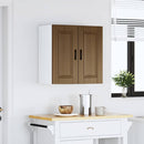 Küchen-Hängeschrank Porto Braun Eichen-Optik Holzwerkstoff Braune Eiche