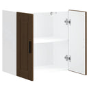 Küchen-Hängeschrank Porto Braun Eichen-Optik Holzwerkstoff Braune Eiche