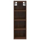 Hängeschrank Braun Eichen-Optik 20X29,5X60 Cm Holzwerkstoff Braune Eiche