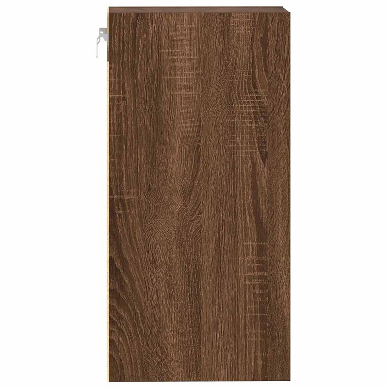 Hängeschrank Braun Eichen-Optik 20X29,5X60 Cm Holzwerkstoff Braune Eiche