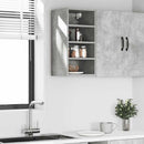 Hängeschrank 30X29,5X60 Cm Holzwerkstoff Betongrau
