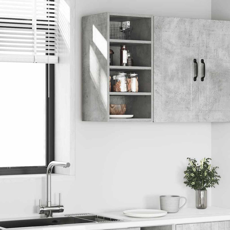 Hängeschrank 30X29,5X60 Cm Holzwerkstoff Betongrau