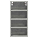 Hängeschrank 30X29,5X60 Cm Holzwerkstoff Betongrau