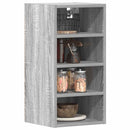 Hängeschrank 20X29,5X60 Cm Holzwerkstoff Grau Sonoma