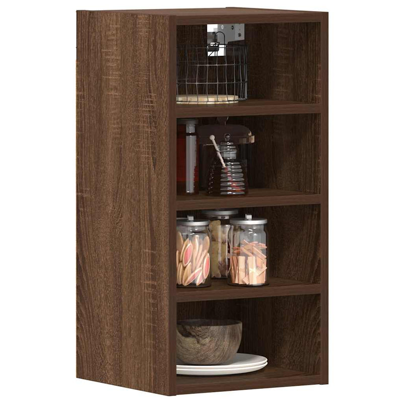 Hängeschrank Braun Eichen-Optik 20X29,5X60 Cm Holzwerkstoff Braune Eiche