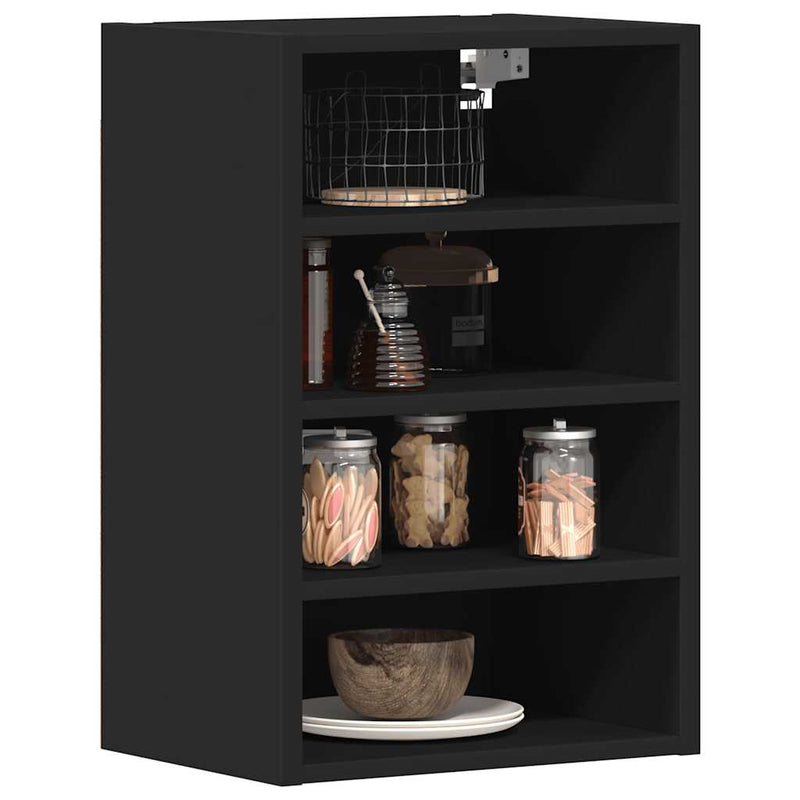 Hängeschrank 40X29,5X60 Cm Holzwerkstoff Schwarz