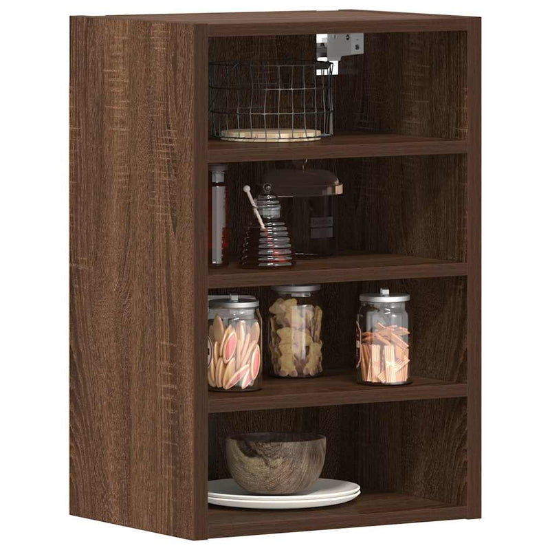 Hängeschrank Braun Eichen-Optik 20X29,5X60 Cm Holzwerkstoff Braune Eiche