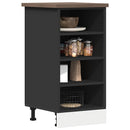 Unterschrank 40X44,5X81,5 Cm Holzwerkstoff Schwarz