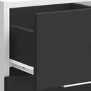 Unterschrank 40X46X81,5 Cm Holzwerkstoff Schwarz