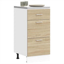Unterschrank Sonoma-Eiche 40X44,5X81,5 Cm Holzwerkstoff Sonoma Eiche