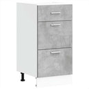 Unterschrank 40X46X81,5 Cm Holzwerkstoff Betongrau