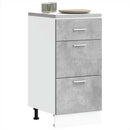 Unterschrank 40X46X81,5 Cm Holzwerkstoff Betongrau