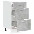 Unterschrank 40X46X81,5 Cm Holzwerkstoff Betongrau