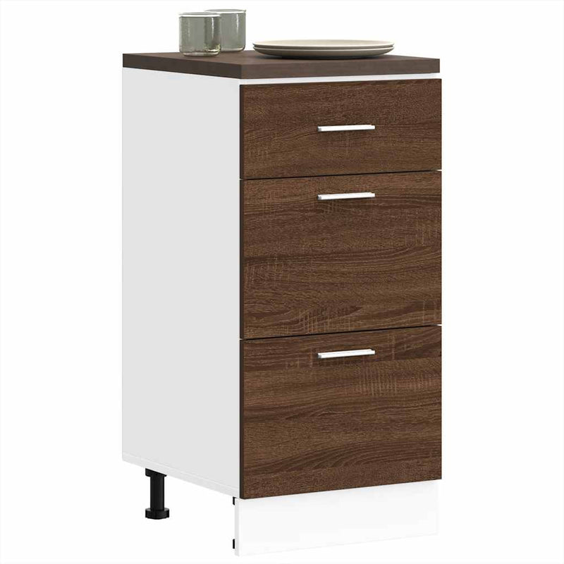 Hängeschrank Braun Eichen-Optik 20X29,5X60 Cm Holzwerkstoff Braune Eiche