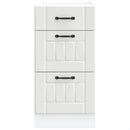 Küchen-Unterschrank Lucca Holzwerkstoff Weiß