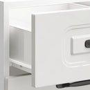 Küchenunterschrank Kalmar Holzwerkstoff Hochglanz-Weiß