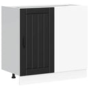 Spülenunterschrank Lucca Holzwerkstoff Schwarz