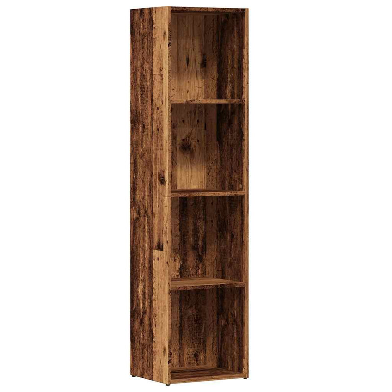 Bücherregal Altholz-Optik 36x30x114 cm Holzwerkstoff