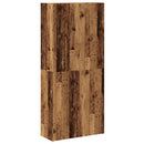 Schuhschrank -Optik 80X35,5X180 Cm Holzwerkstoff