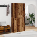 Schuhschrank -Optik 80X35,5X180 Cm Holzwerkstoff