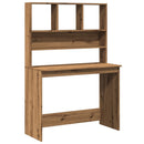 Schreibtisch Mit Regal 102X45X148 Cm Holzwerkstoff