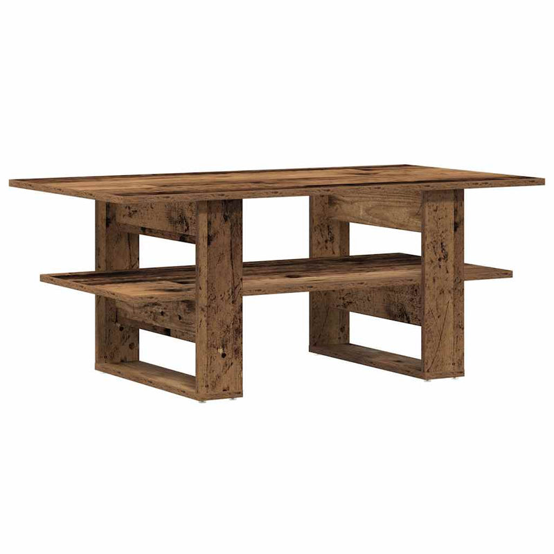 Couchtisch Altholz-Optik 102x55x42 cm Holzwerkstoff