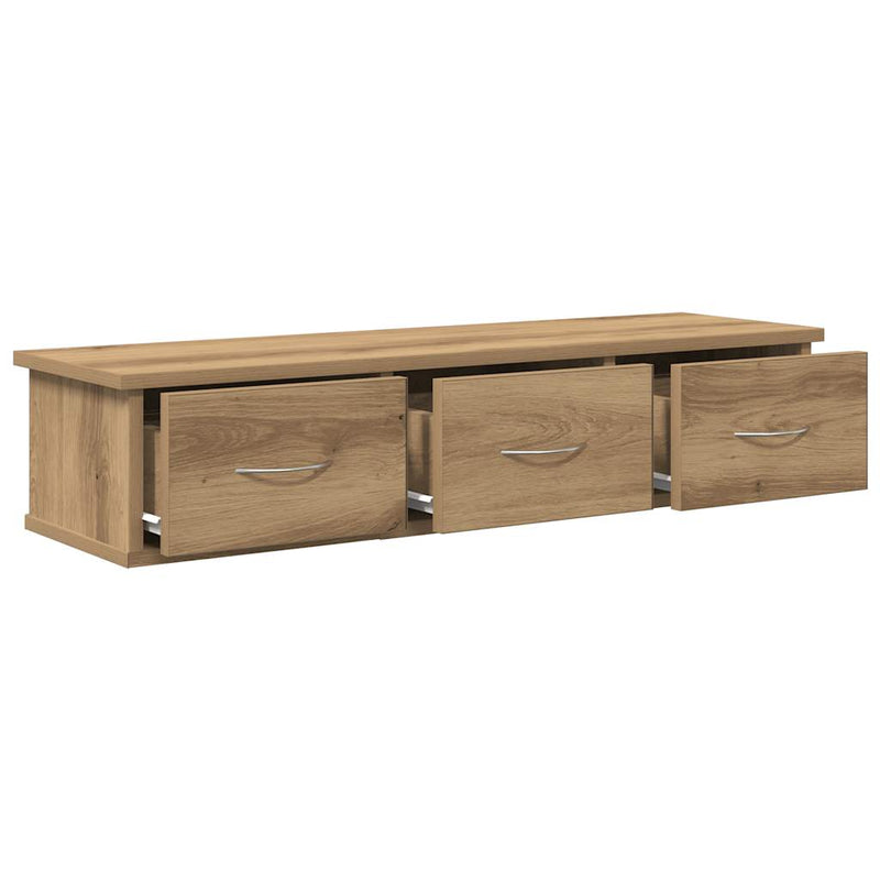 Wandschrank Artisan-Eiche 88x26x18,5 cm Holzwerkstoff