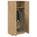 Kleiderschrank 80X52X180 Cm Holzwerkstoff
