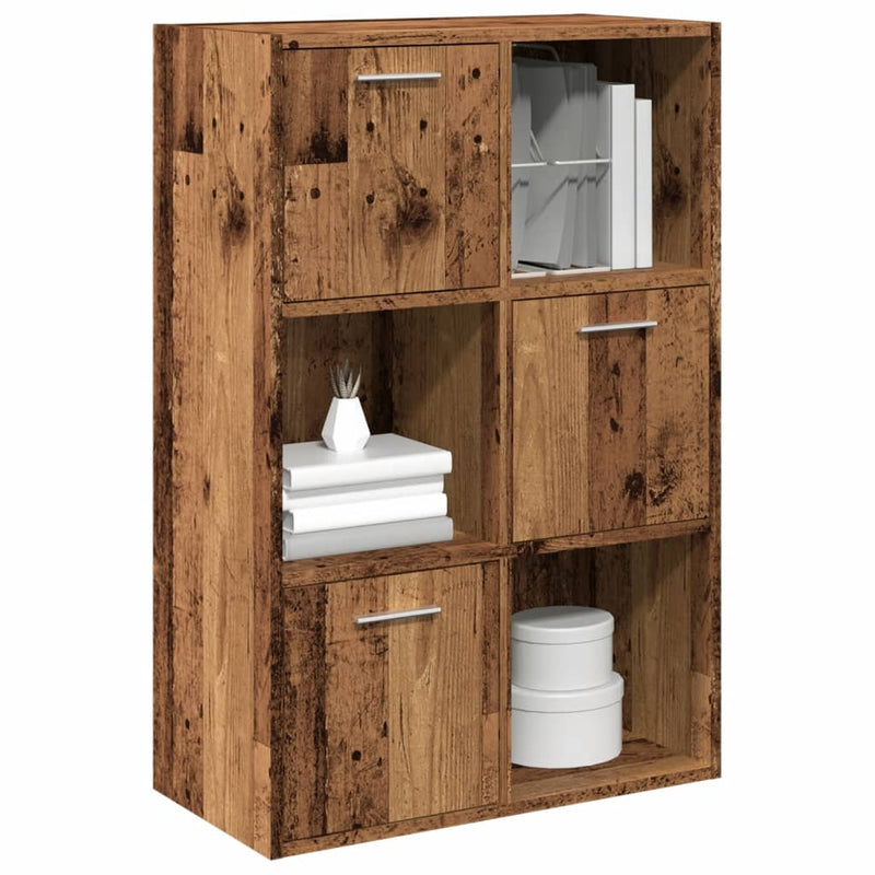 Bücherschrank Altholz-Optik 60,5x30x90 cm Holzwerkstoff