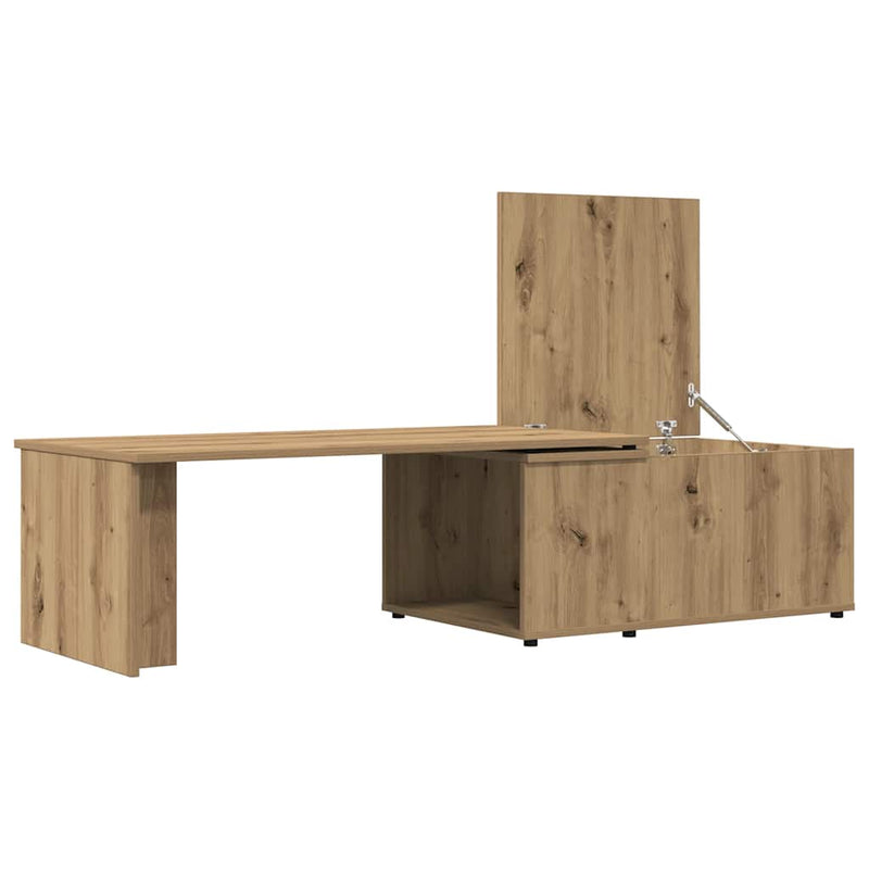 Couchtisch Artisan-Eiche 150x50x35 cm Holzwerkstoff