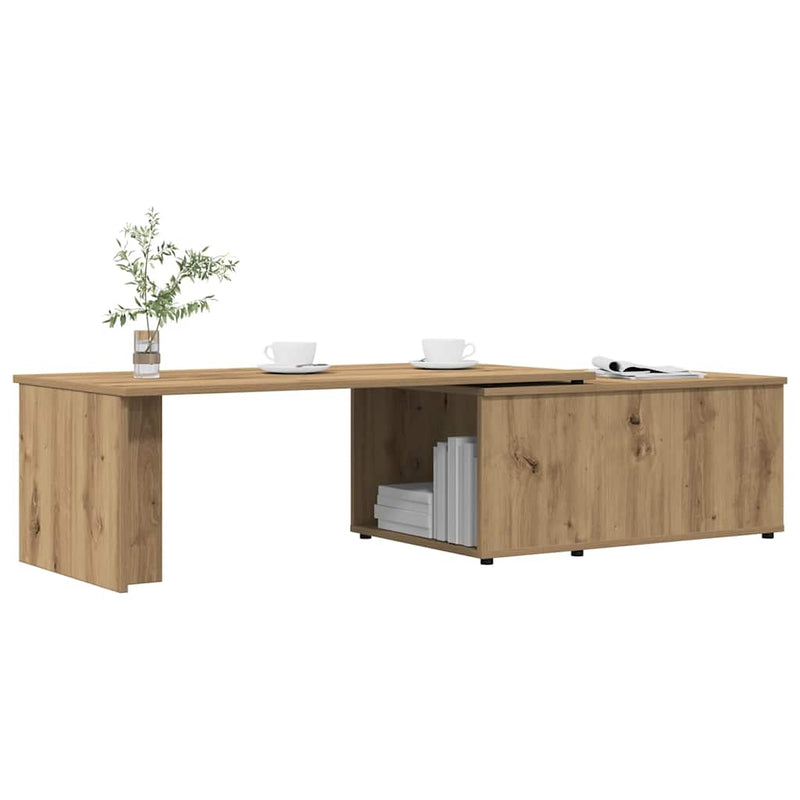 Couchtisch Artisan-Eiche 150x50x35 cm Holzwerkstoff