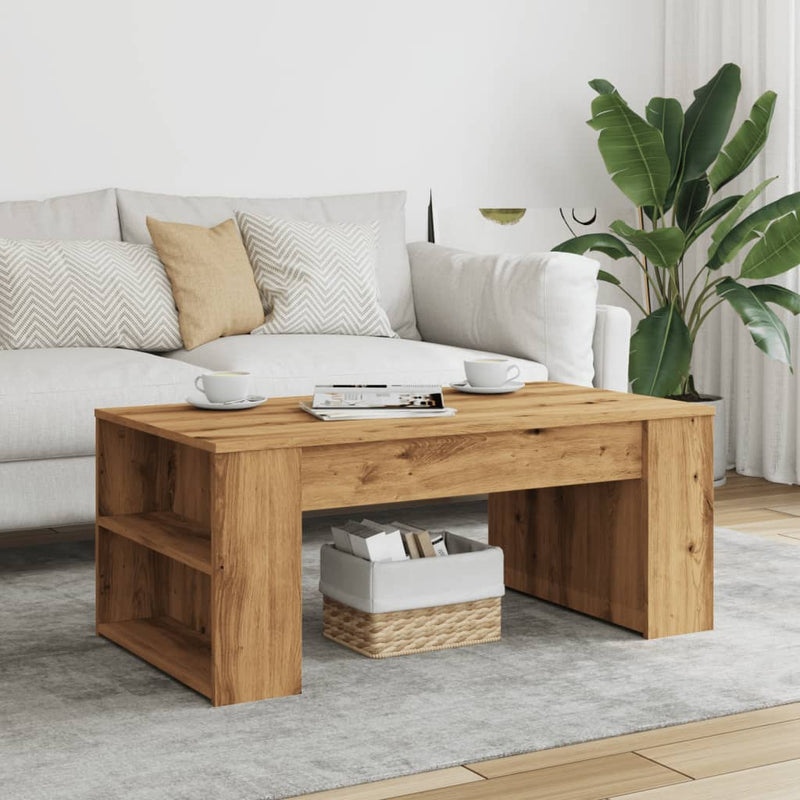 Couchtisch Artisan-Eiche 102x55x42 cm Holzwerkstoff