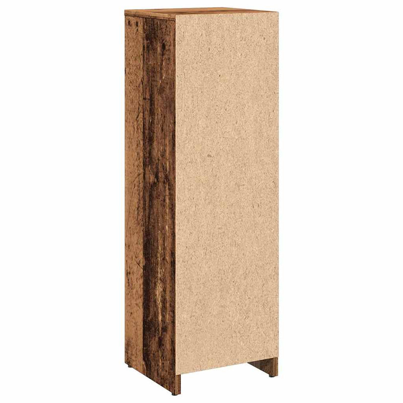 Badschrank Altholz-Optik 30x30x95 cm Holzwerkstoff