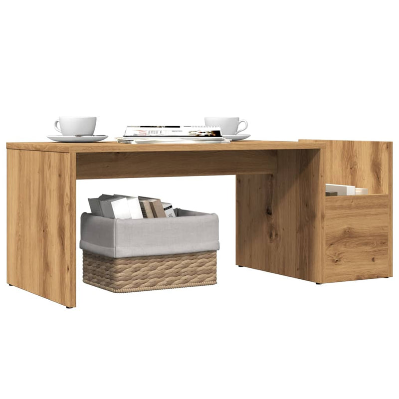 Couchtisch Artisan-Eiche 90x45x35 cm Holzwerkstoff