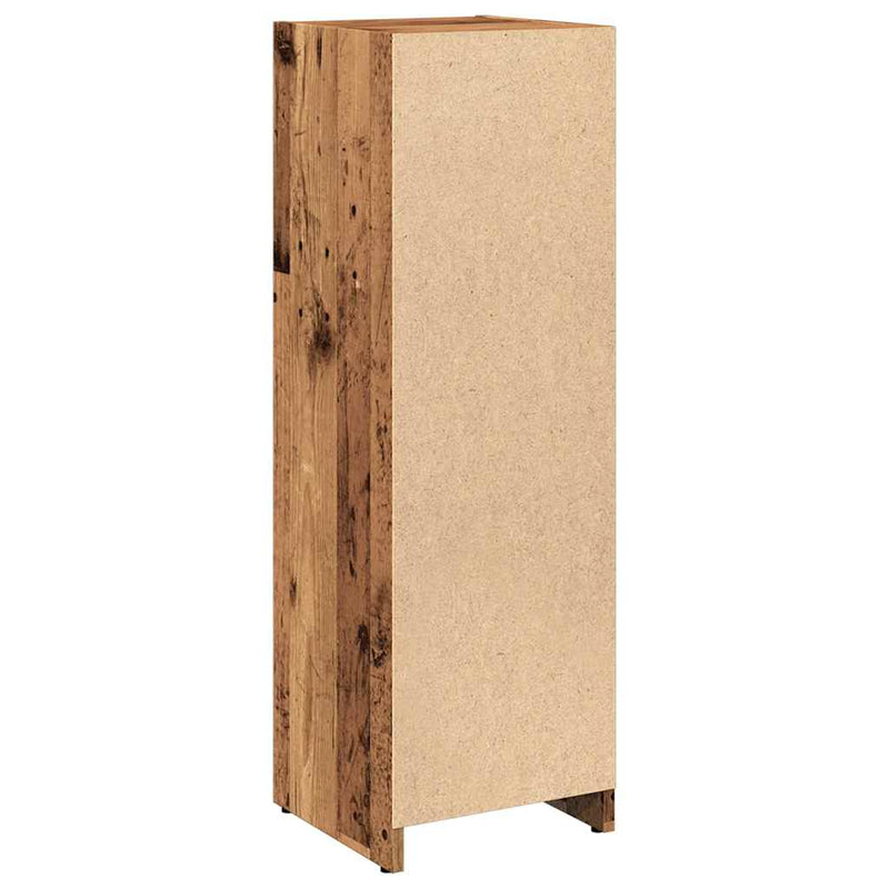 Badschrank Altholz-Optik 30x30x95 cm Holzwerkstoff