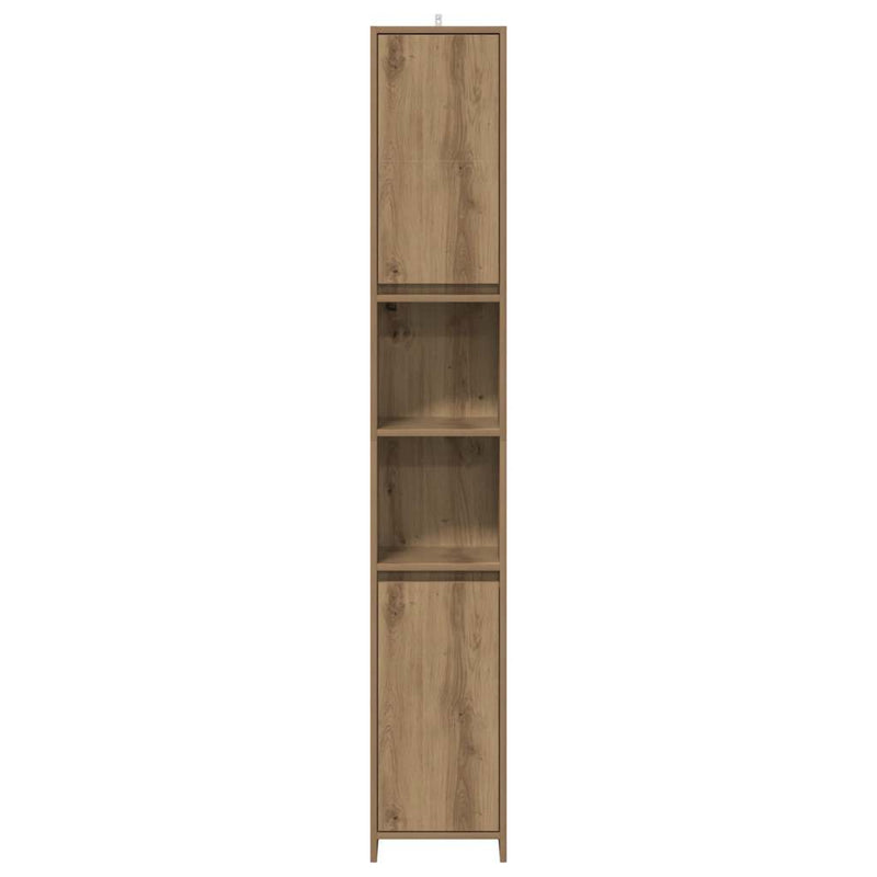 Badschrank Artisan-Eiche 30x30x183,5 cm Holzwerkstoff