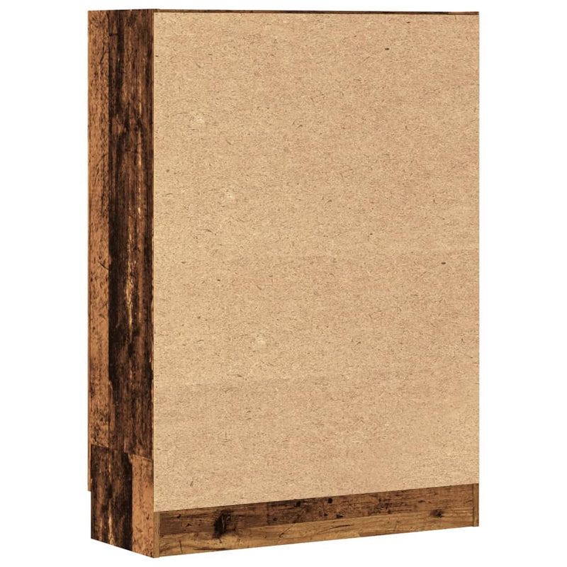 Bücherschrank Altholz-Optik 82,5x30,5x115 cm Holzwerkstoff