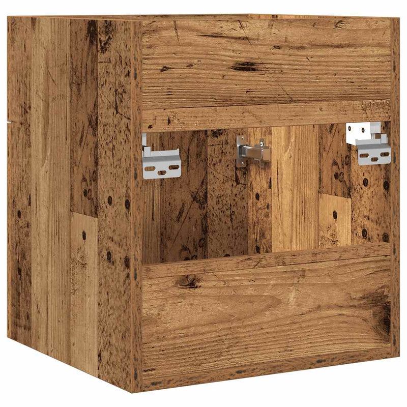 Waschbeckenschrank Altholz-Optik 41x38,5x46 Holzwerkstoff