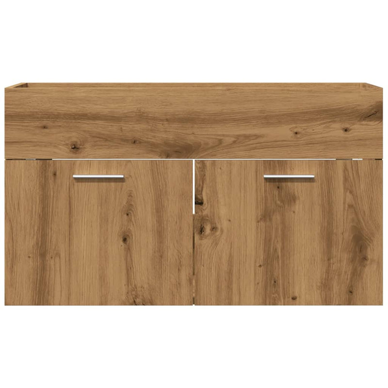 Waschbeckenunterschrank Artisan-Eiche 90x38,5x46 Holzwerkstoff