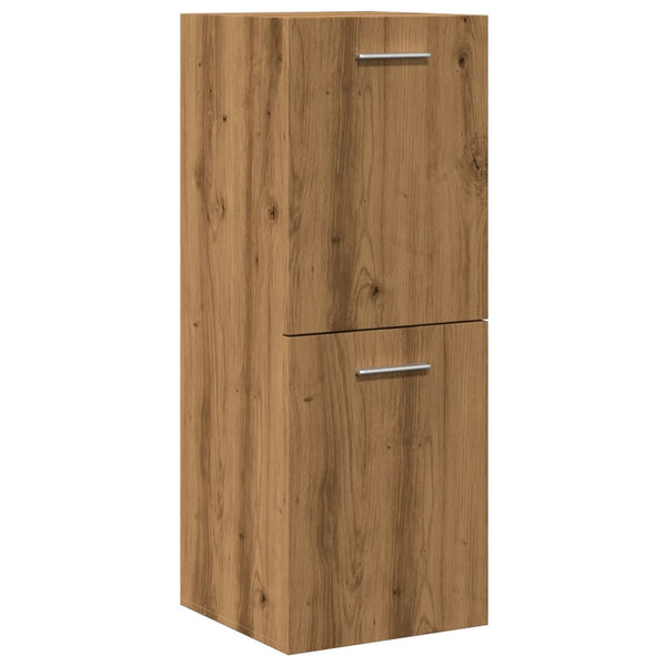 Bad-Hängeschrank Artisan-Eiche 30x30x80 cm Holzwerkstoff