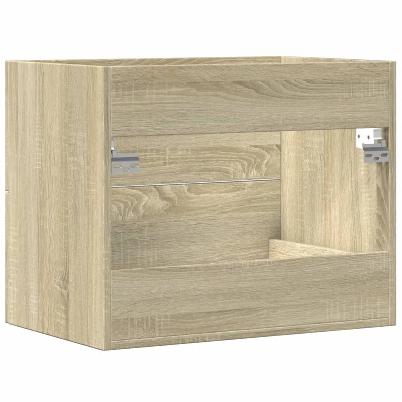 Waschbeckenunterschrank Sonoma-Eiche 60x38,5x48cm Holzwerkstoff