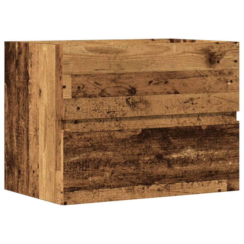 Badschrank Altholz-Optik 60x38,5x45 cm Holzwerkstoff