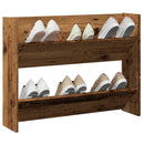 Schuhregal Wandmontage -Optik 80X18X Holzwerkstoff Altholz